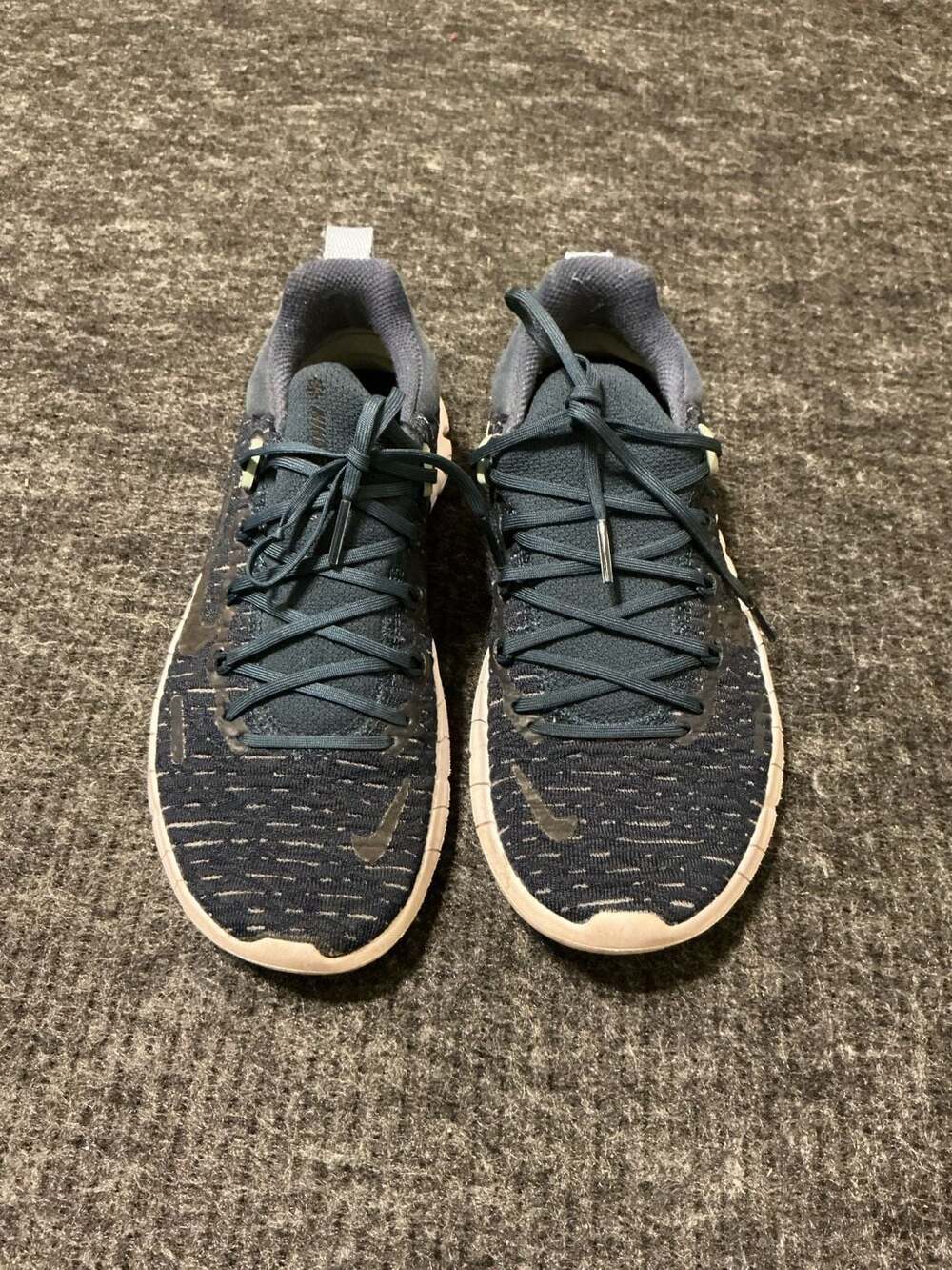 Nike Free Run 5.0 Running Sneakers Womens Size 6 Dark Blue Gray